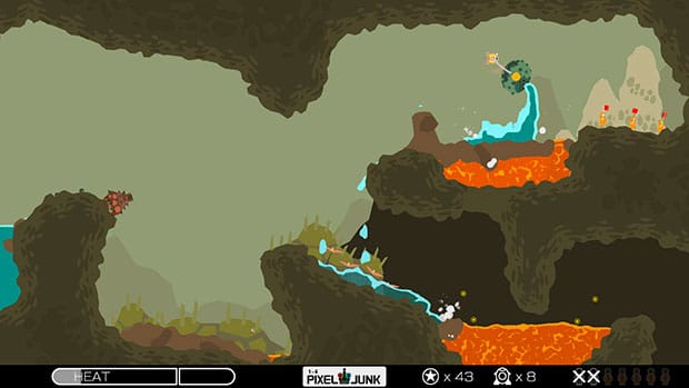 Review Pixeljunk Shooter Indianvideogamer Com