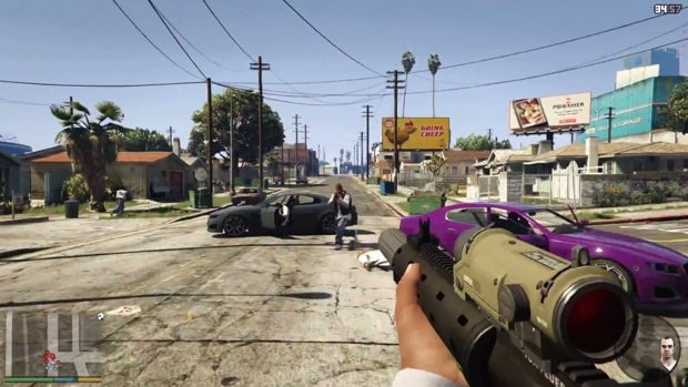 How To Get First Person Mode In GTA 5 on the Xbox 360