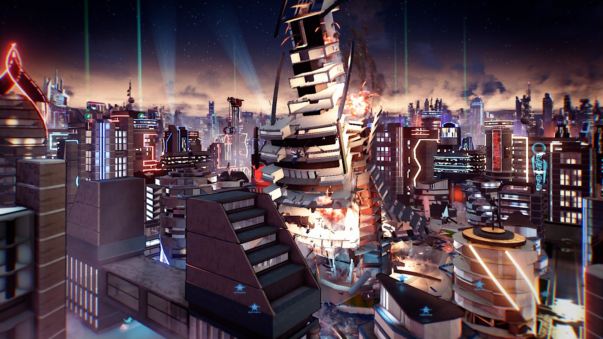 Crackdown 3 destruction demo