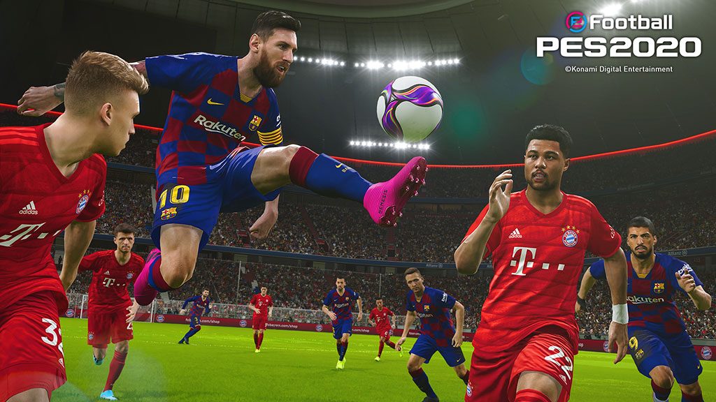 PES 2020 boasts improved player animations and ball physics