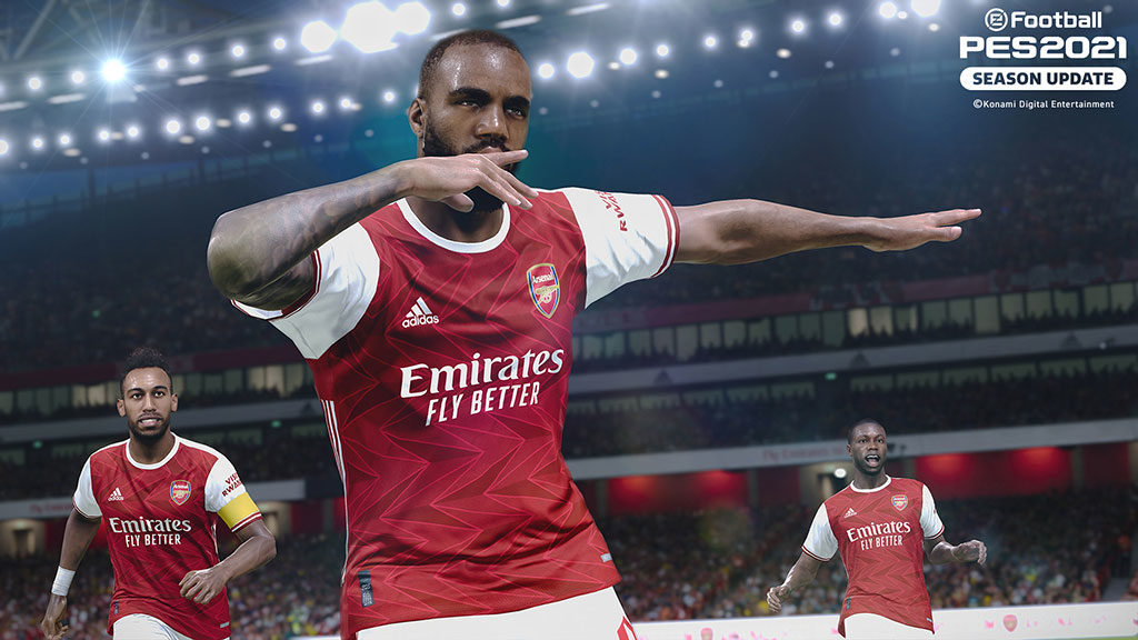Arsenal in PES 2021 Season Update